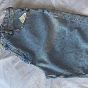 Boot cut straight jeans
